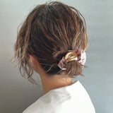 Gold Beans Purple Mini Scrunchie