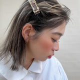 Barrette Square Studs