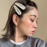 Hair Pin White Pearl