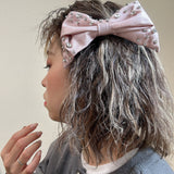 Big Ribbon Barrette Pink