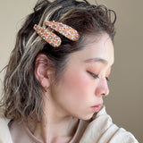 Hair Pin Orange Purple