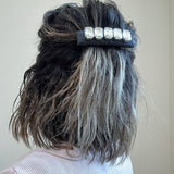 Large Barrette Denim Studs