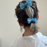 Clear Blue Ribbon Pony