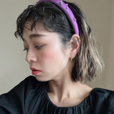 Slender Headband Purple Gold