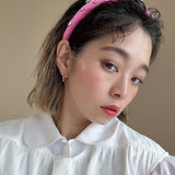 Slender Headband Pink Silver