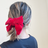 Rose Red Ribbon Scrunchie