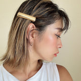 Gold Metal Square Barrette