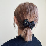 Black Rainbow Lil Studs Ribbon Pony