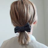 Denim Ribbon Pony