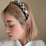 Slender Headband Black White