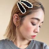 Green Check Hair Pin