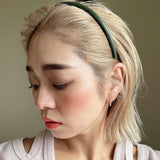 Tight Headband PU Leather Green