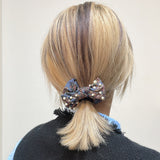 Navy Pearl Ribbon Pony