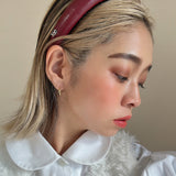 OG Headband Eco Red Leather No Studs