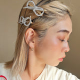 Crystal Ribbon Clip