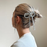 Crystal Ribbon Barrette