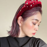 OG Turban Headband Red Gold