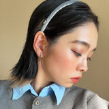 Tight Headband Velour Grey