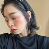 Slender Headband Black Pearl