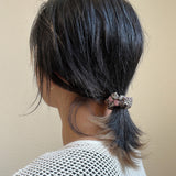 Silk Studs Pony Purple White