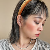 Slender Headband Velour Mustard