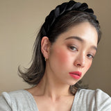 OG Headband Velour and Silk Braid