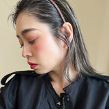 Tight Headband Brown Dot No Studs