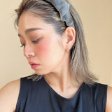 OG Headband Black Organdy