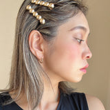Dot Gold 2pcs Hair Clip