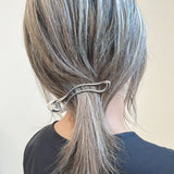 Wave Silver Hair Clip