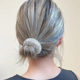 Half Moon Full Studs Silver Pony