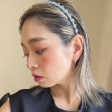 Narrow Studs Headband Blue Lavender