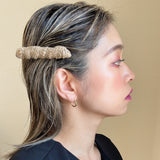 Beige Hemp Hair Clip