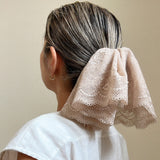 Big Frills Scrunchie Lt. Beige