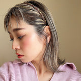 Tight Headband Brown Gold
