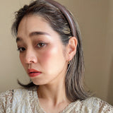 Slender Headband Eco Brown Leather No Studs