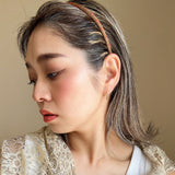 Tight Headband Brown Pink