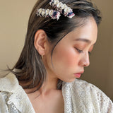 Denim Purple Hair Clip