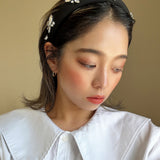 OG Headband Black Silver Studs