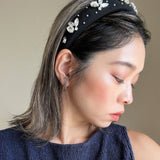 OG Headband Black Silver Mix Studs