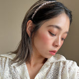 Narrow Studs Headband Purple Pearl