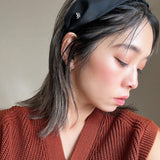 Wide Headband Black Nylon