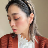 OG Headband Brown Leopard No Studs