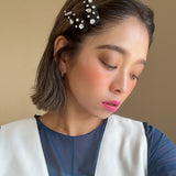 Hair Pin Black Silver