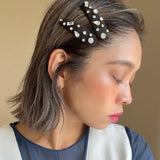 Hair Pin Black Silver