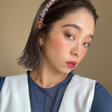 Tight Headband Pink Tweed