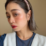 Tight Headband Pink Tweed