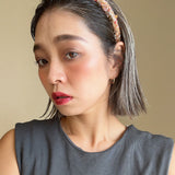 Tight Headband Brown Tweed