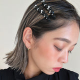 Black Studs Hair Clip