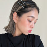Black Studs Hair Clip
